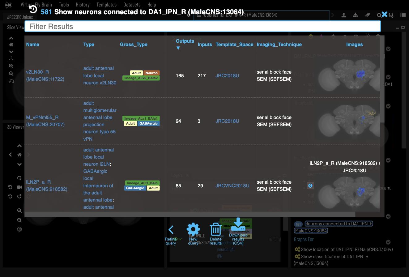 Partners of DA1_lPN_R ranked by output synapses